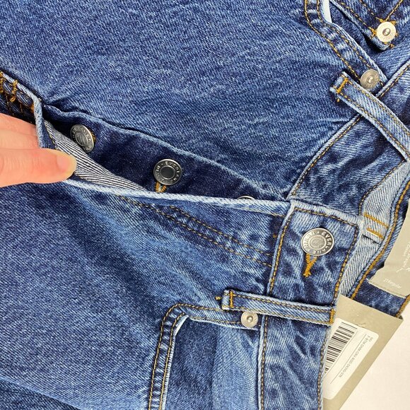 NWT Everlane Jeans Women's Size 27 The Curvy 90's Cheeky Straight Jean Blue - Picture 5 of 13